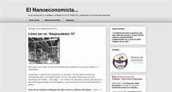 Desktop Screenshot of elnanoeconomista.com