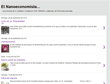 Tablet Screenshot of elnanoeconomista.com